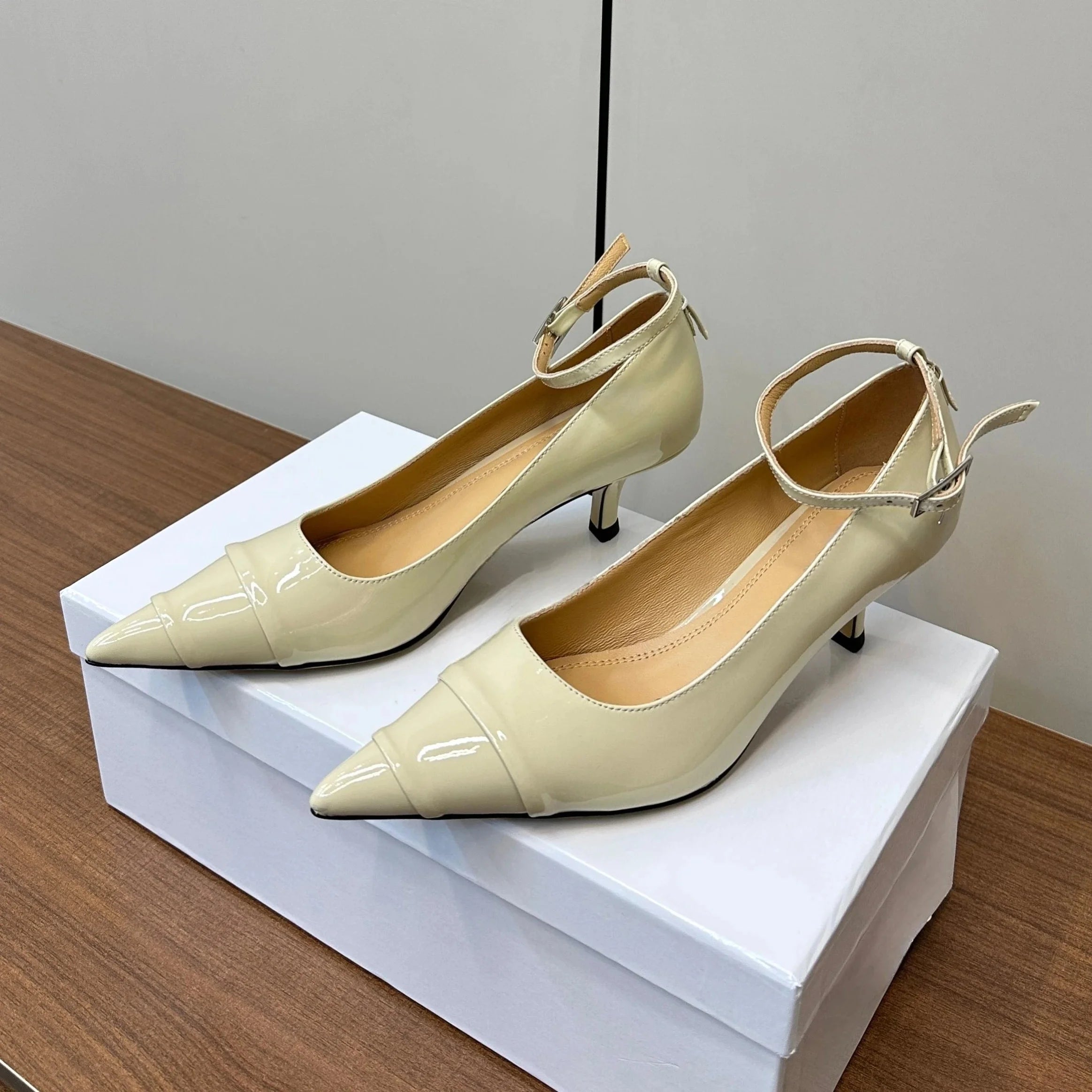 Ankle-Strap Mary Jane Flats